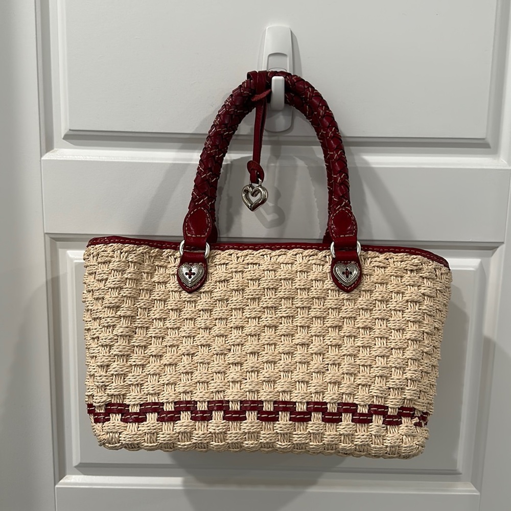 Brighton basket weave purse